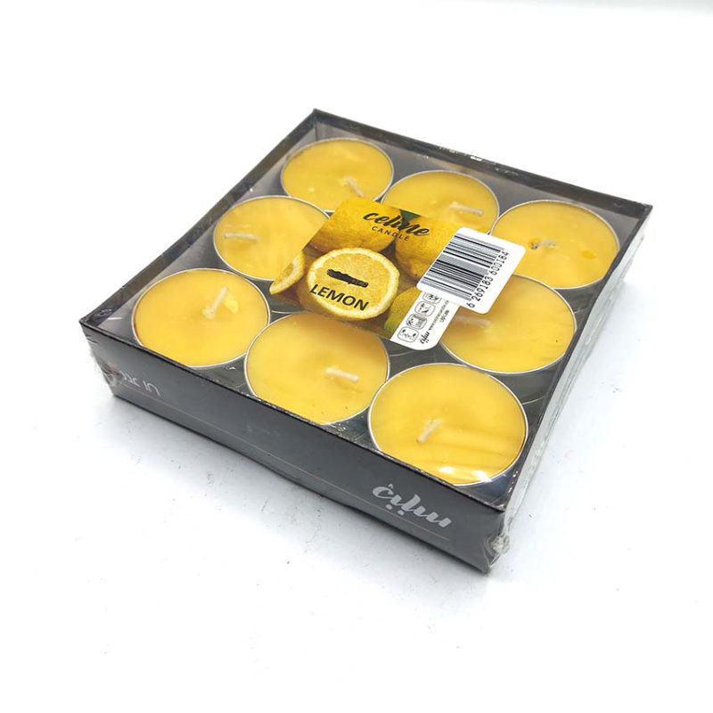 550093 شمع سلین مدل وارمری 18 عددی زرد