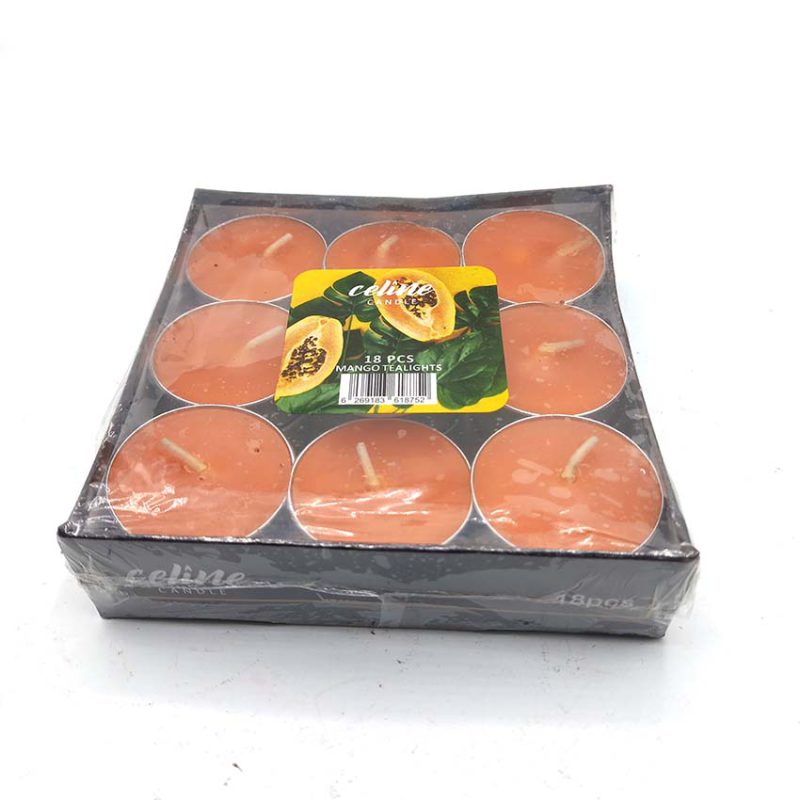 شمع سلین مدل وارمری 18 عددی انبه کد 550094