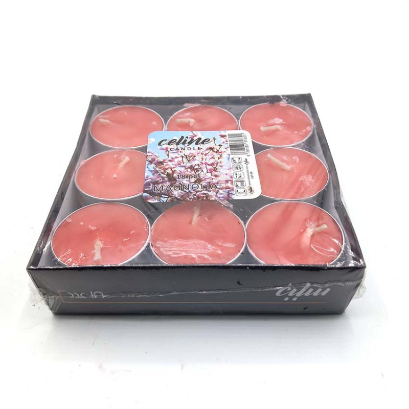 550094 شمع سلین مدل وارمری 18 عددی نارنجی