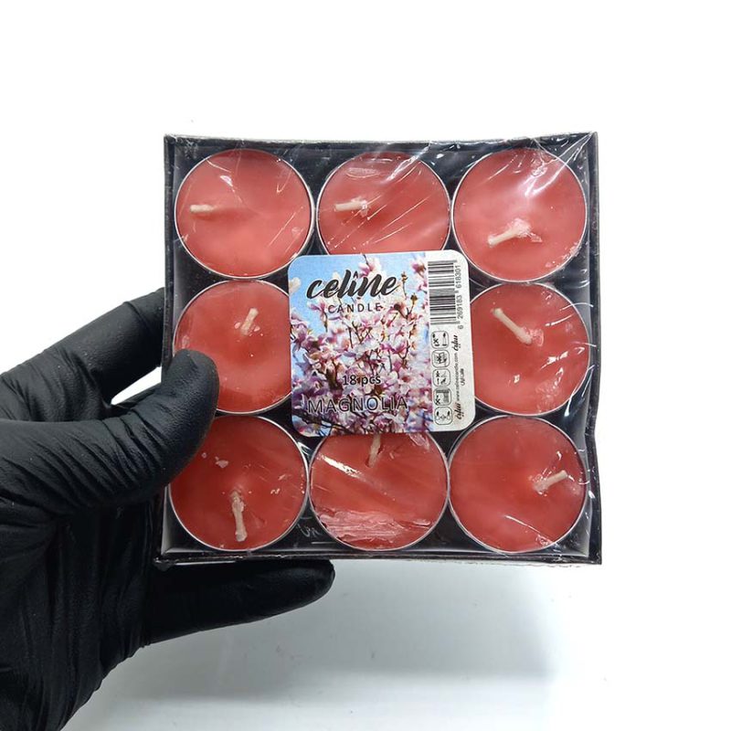 550094 شمع سلین مدل وارمری 18 عددی نارنجی