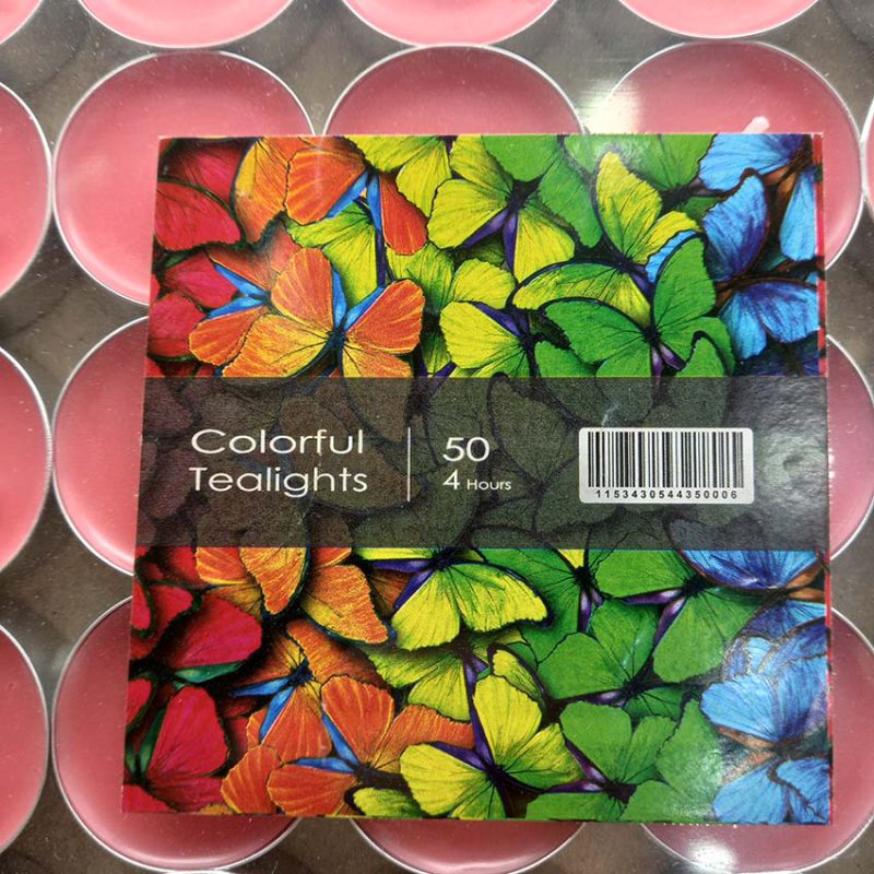 550107 شمع مدل وارمری قرمز 50 عددی