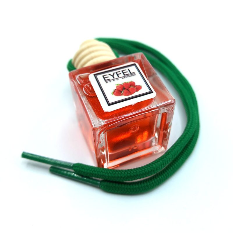 خوشبو کننده ماشین ایفل EYFEL مدل استرابری ( توت فرنگی ) strawberry حجم 10 میلی لیتر کد 560003