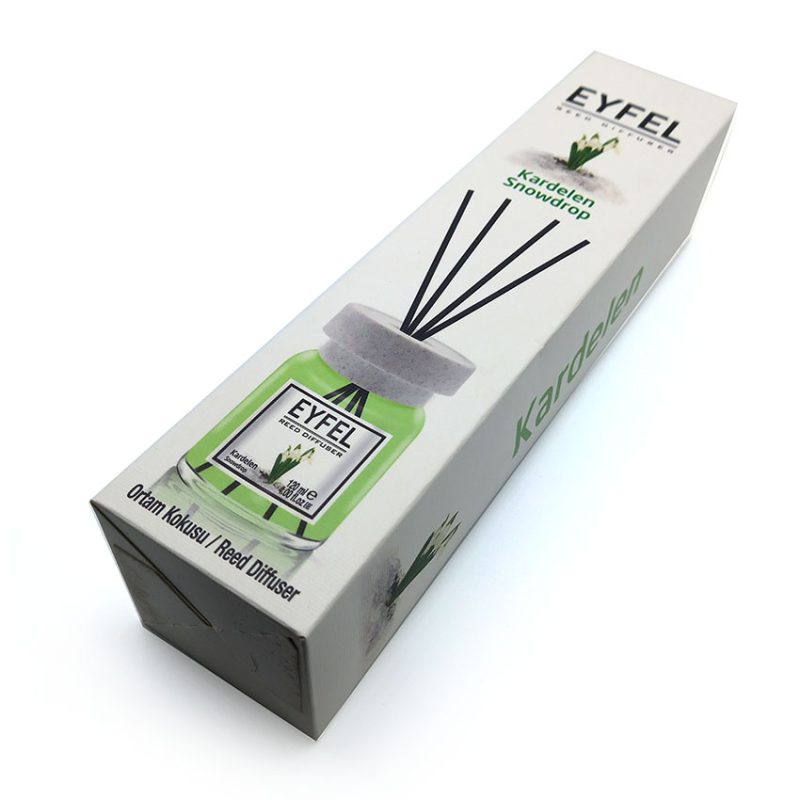 خوشبو کننده هوا ایفل eyfel مدل اسنو دراپ ( گل یخ) Snowdrop حجم 120 میلی لیتر کد 560008