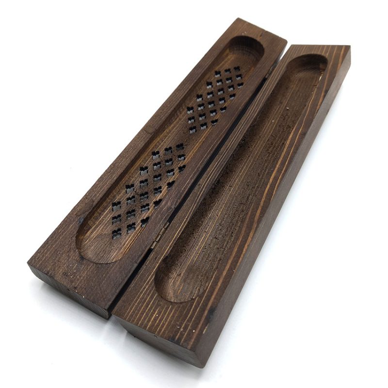 جاعودی چوبی طرح تابوتی طول 26cm کد 512027