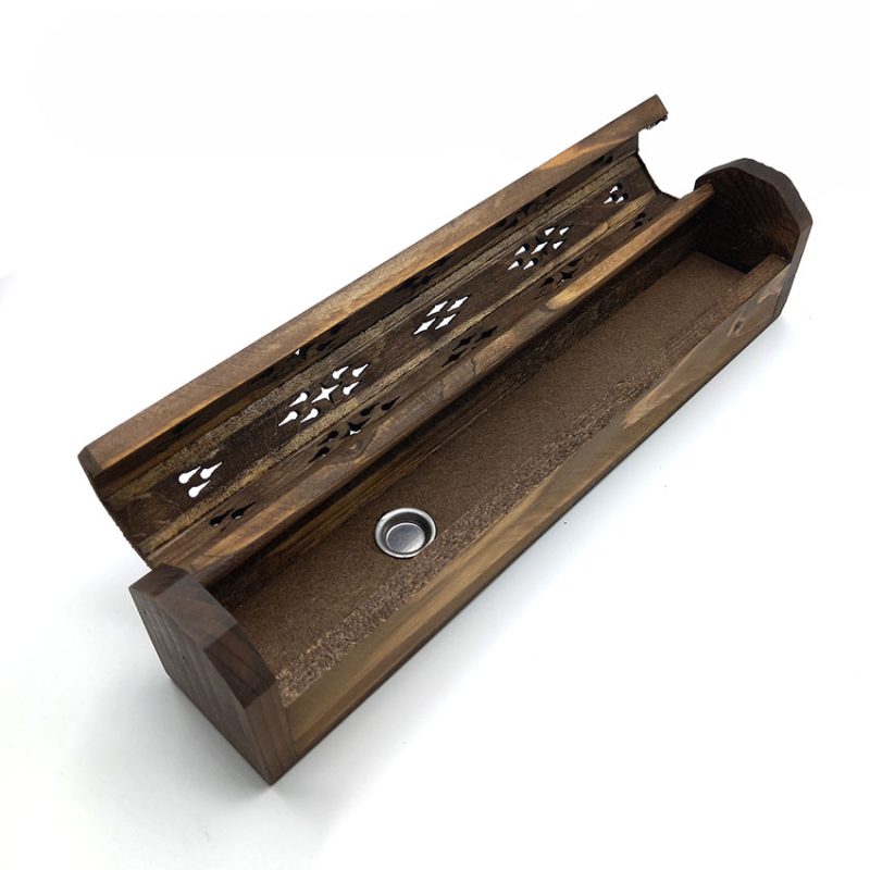 جاعودی چوبی طرح تابوتی طول 26cm کد 512029