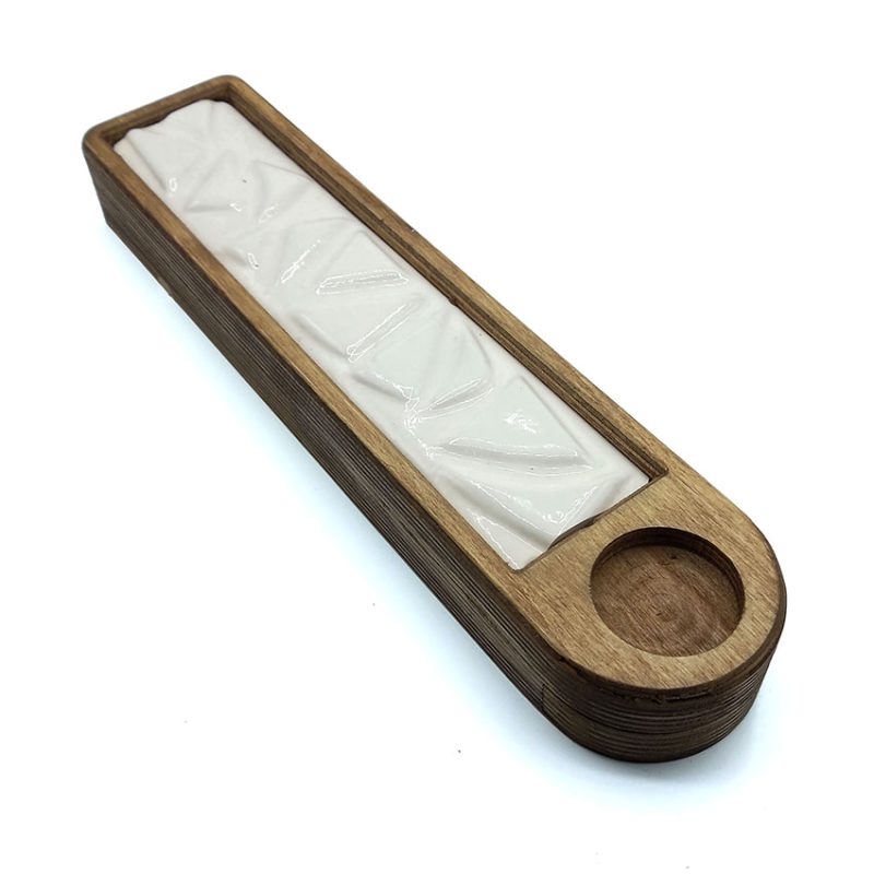 جاعودی چوبی سرامیکی کشودار طول 30cm کد 512037