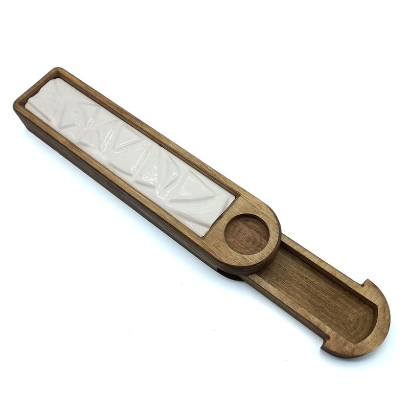 جاعودی چوبی سرامیکی کشودار طول 30cm کد 512037