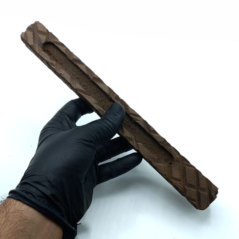 جاعودی چوبی مدل سنگ تراش طول 28cm کد 512051