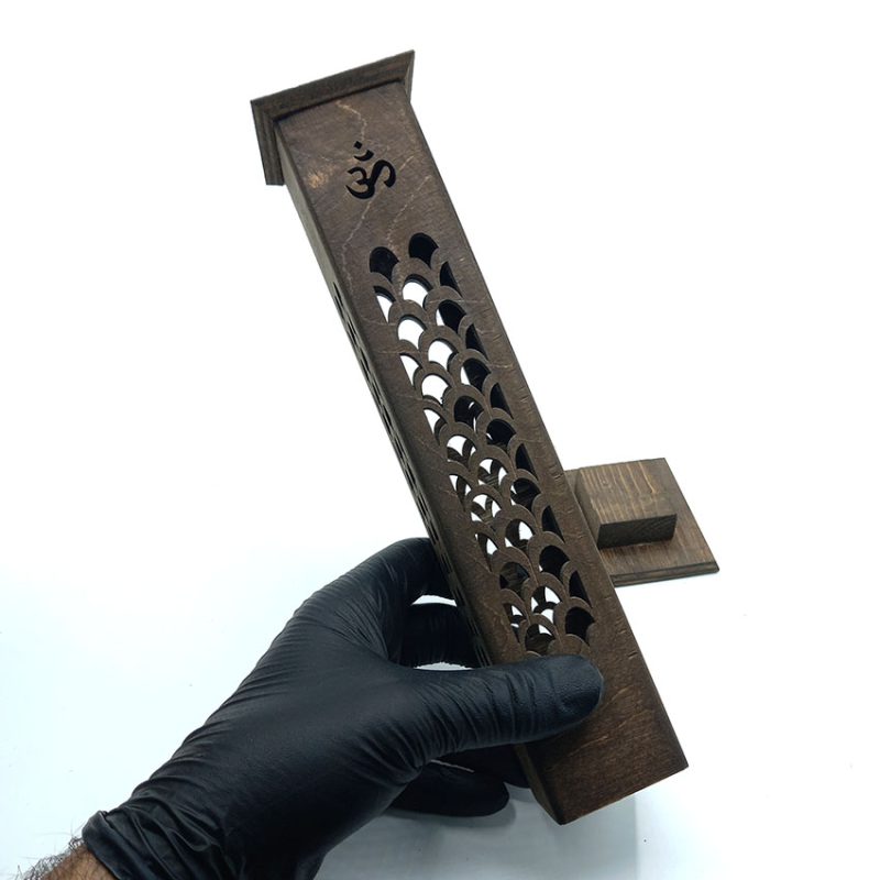 جاعودی شاخه ای چوبی مدل ایستاده طرح اوم ارتفاع 30cm کد 512054