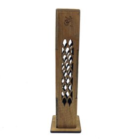 جاعودی شاخه ای چوبی مدل ایستاده طرح اوم ارتفاع 24cm کد 512055
