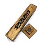 جاعودی شاخه ای چوبی مدل ایستاده طرح اوم ارتفاع 24cm کد 512055