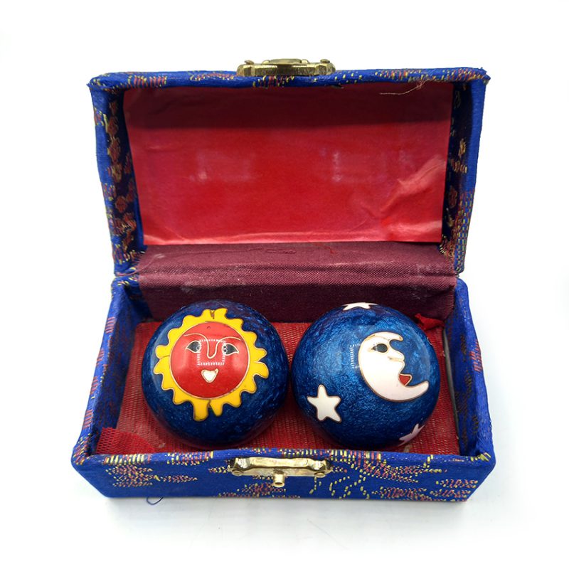 گوی آرامش ماه و خورشید آبی کد 430017