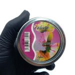 550037 شمع معطر شیشه ای درب فلزی سلین مدل گل