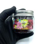 550037 شمع معطر شیشه ای درب فلزی سلین مدل گل