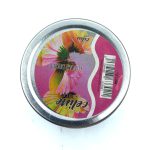 550037 شمع معطر شیشه ای درب فلزی سلین مدل گل