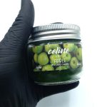 550038 شمع معطر شیشه ای درب فلزی سلین مدل سیب ( اپل )