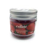 550036 شمع معطر شیشه ای درب فلزی سلین مدل توت فرنگی ( استاربری )