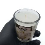 550020 شمع معطر شیشه ای شاتی سلین مدل یاس (جاسمین)