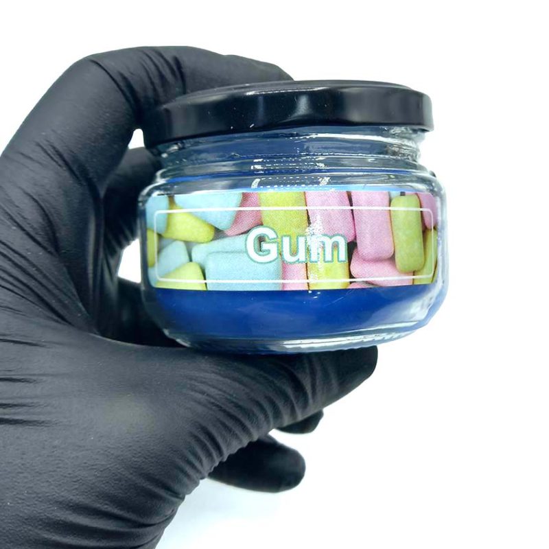 550065 شمع معطر شیشه ای درب فلزی پارمیس مدل آدامس ( گوم )