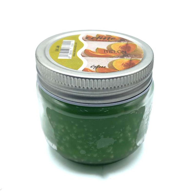 550030 شمع معطر شیشه ای درب فلزی سلین مدل طالبی ( ملون )