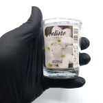 550020 شمع معطر شیشه ای شاتی سلین مدل یاس (جاسمین)