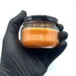 550053 شمع معطر شیشه ای درب فلزی پارمیس مدل هلو ( پچ )
