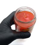 glass candle