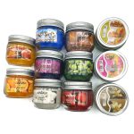 شمع معطر شیشه ای درب فلزی سلین مدل پرتغال (اورنج)کد550029 - Image 2