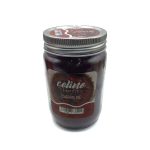 شمع معطر شیشه ای درب فلزی سلین بزرگ مدل کیک مربا ( چری پای) کد550041