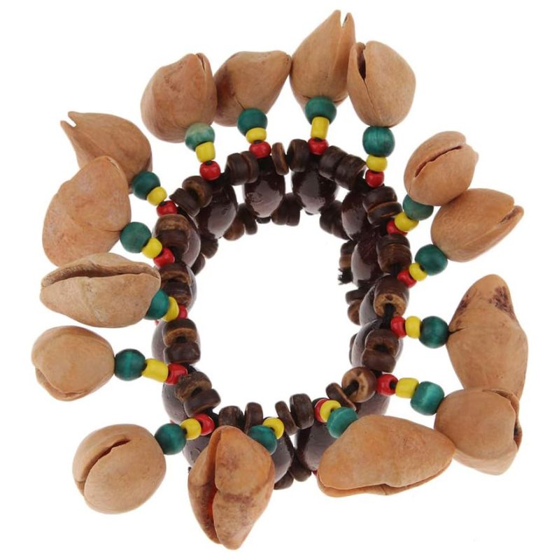 دستبند طبل مدل پوست آجیل آفریقایی کد 160023