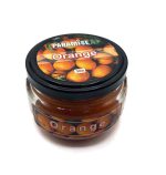 550059 شمع معطر شیشه ای درب فلزی پارمیس مدل پرتقال( اورنج )