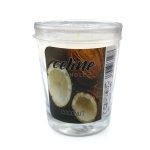 550021 شمع معطر شیشه ای شاتی سلین مدل نارگیل (کوکونات )