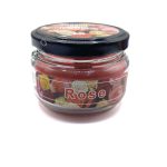 شمع معطر شیشه ای درب فلزی پارمیس مدل گل رز