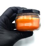 550059 شمع معطر شیشه ای درب فلزی پارمیس مدل پرتقال( اورنج )