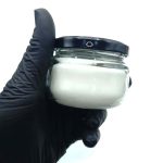شمع معطر شیشه ای درب فلزی پارمیس مدل یاس ( جاسمین)