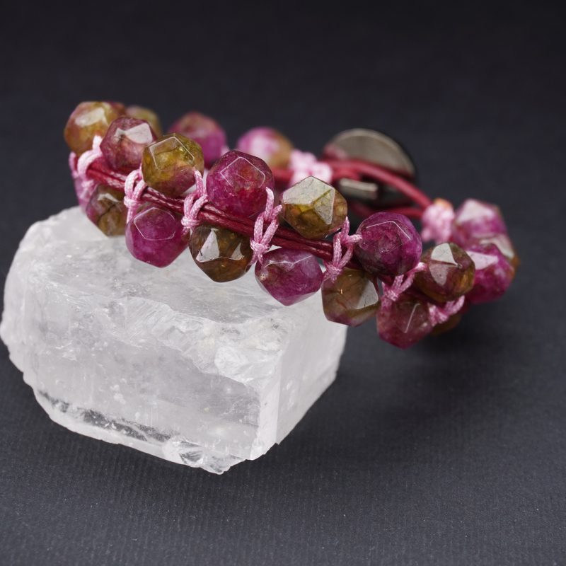 دستبند دولاین چرم جید کد 310192