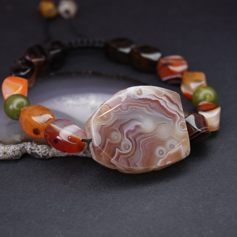 دستبند عقیق کد310207