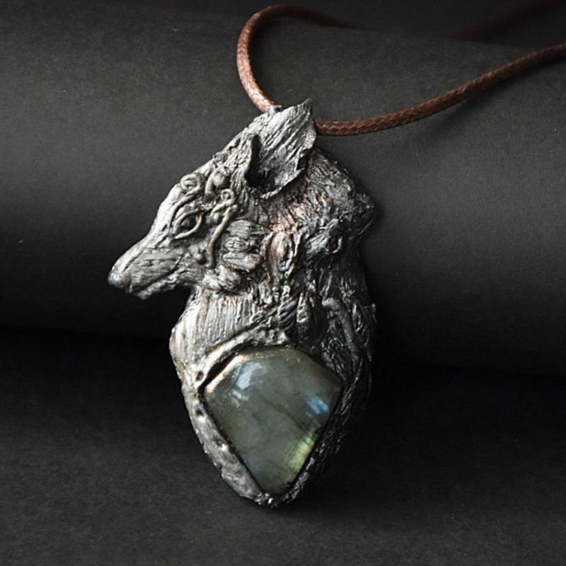 گردنبندسنگ لابرادوریت 320087