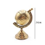کره زمین برنجی هندی ارتفاع 14cm کد 210038