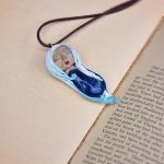 گردنبند سنگ سودالیت شب تاب الهه آب کد 320097