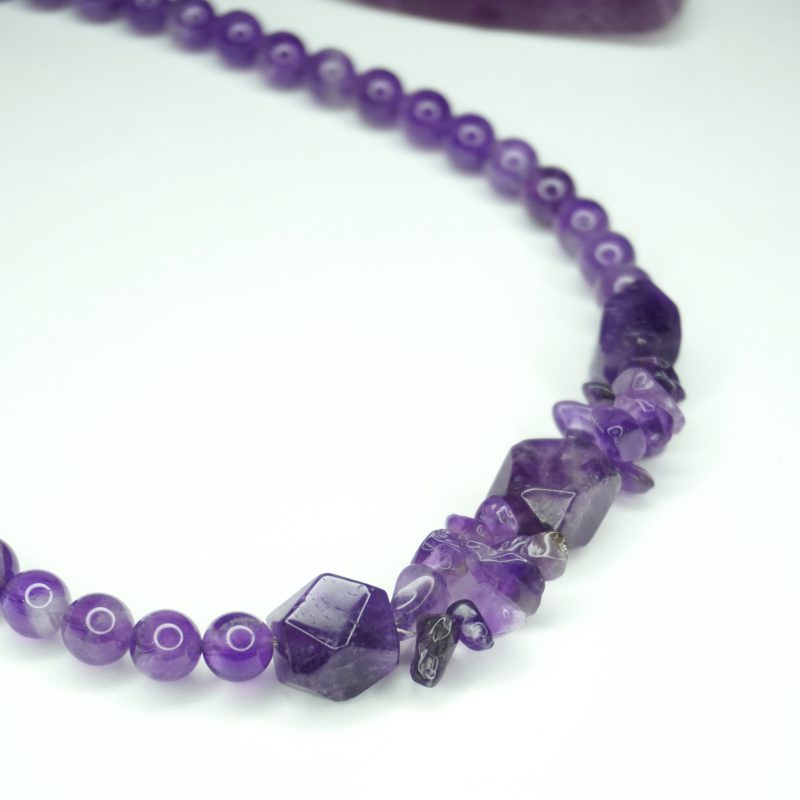 گردنبند سنگ آمیتیست کد 310183