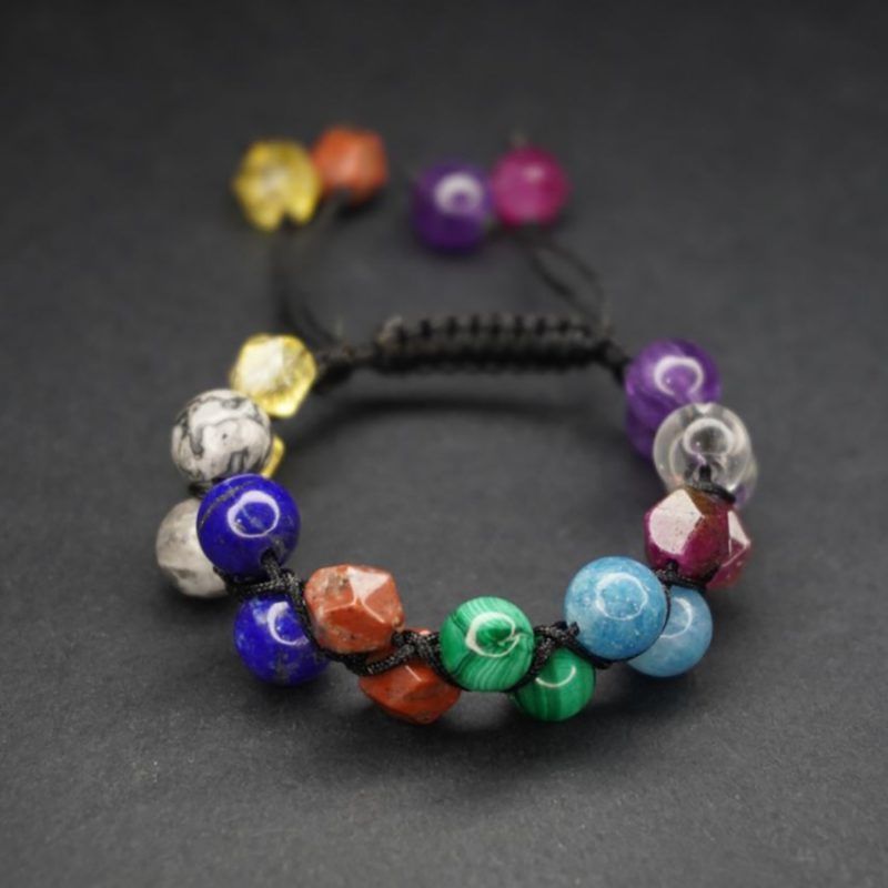 دستبند بافت مولتی کالر کد 310193