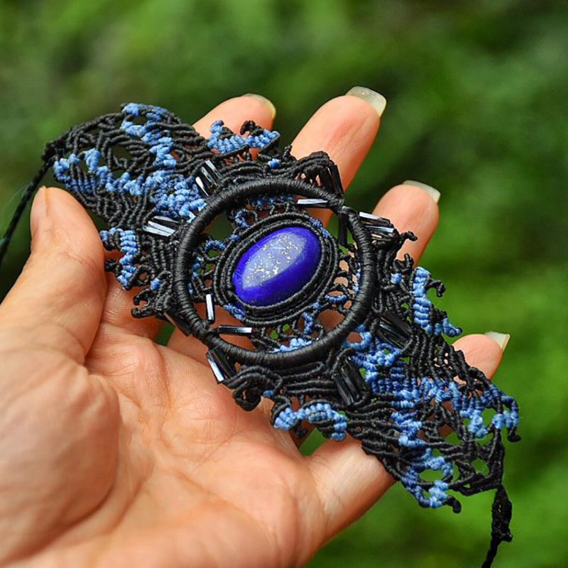 دستبندسنگ لاجورد افغان