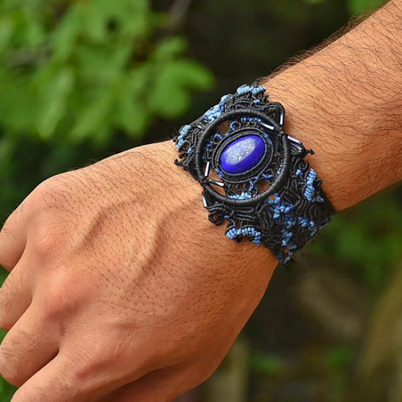 دستبندسنگ لاجورد افغان