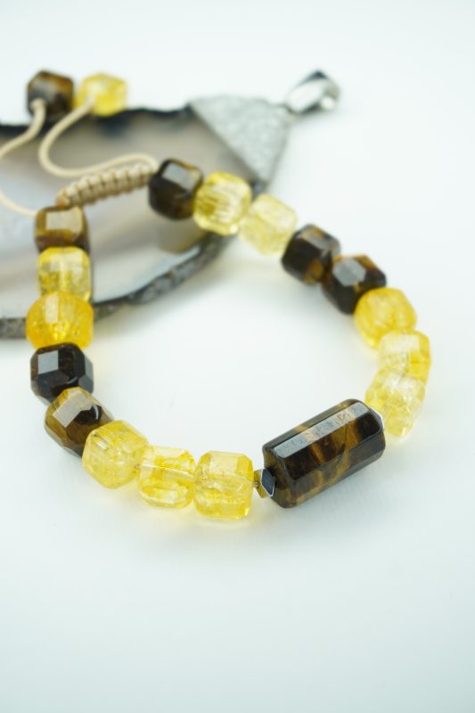 دستبندچشم ببر وسیترین کد310202