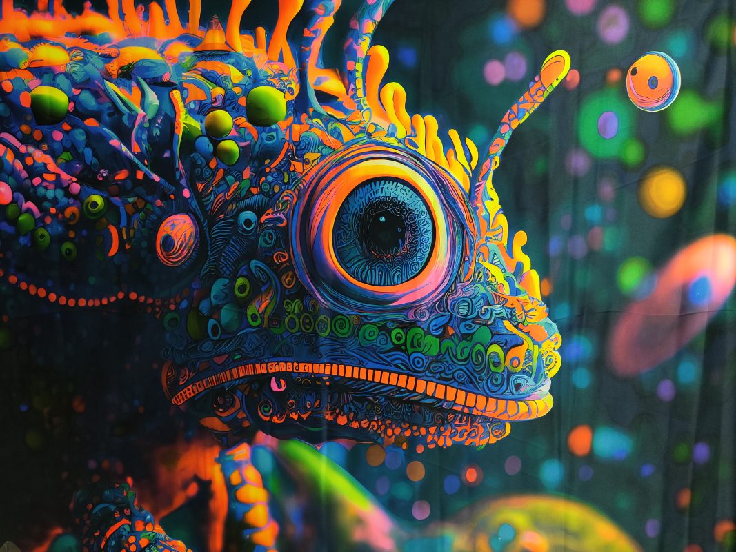 بکدراپ پارچه ای بلک لایت سایز 150*200