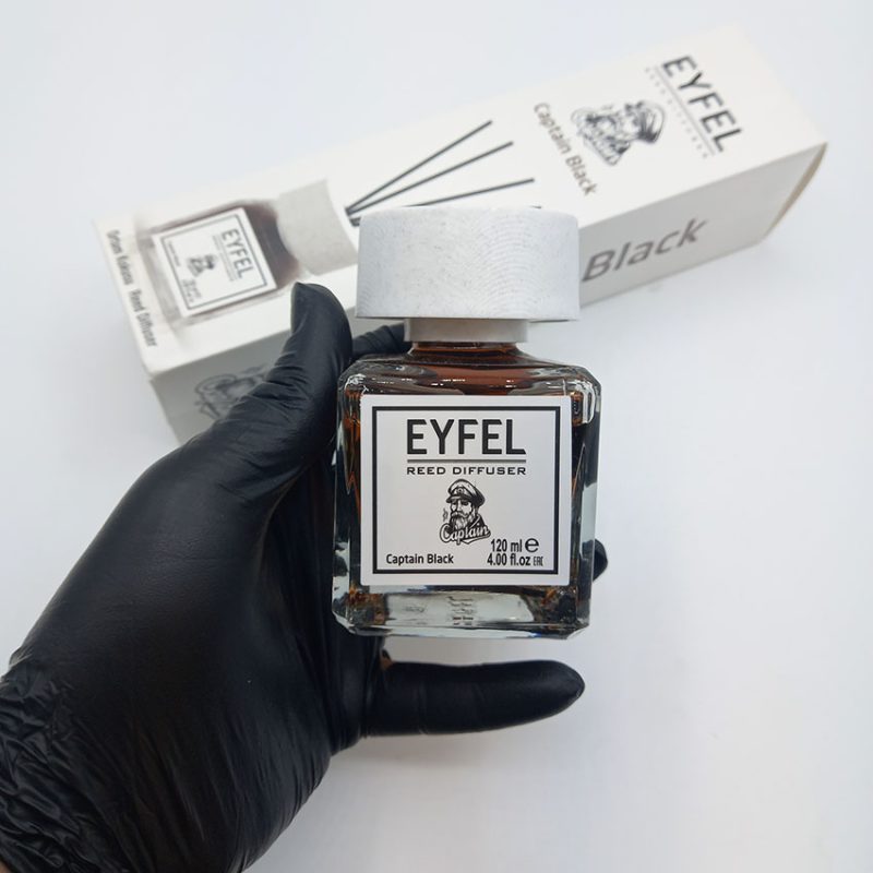 خوشبو کننده هوا ایفل اصل (سفارش لهستان ) EYFEL مدل کاپیتان بلک captain black حجم 120 کد 561033