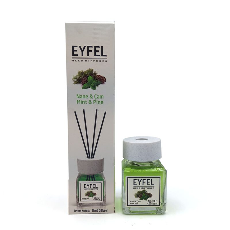 خوشبو کننده هوا ایفل اصل (سفارش لهستان ) EYFEL مدل نعنا کاج mint & pine حجم 120 میلی لیتر کد 561054