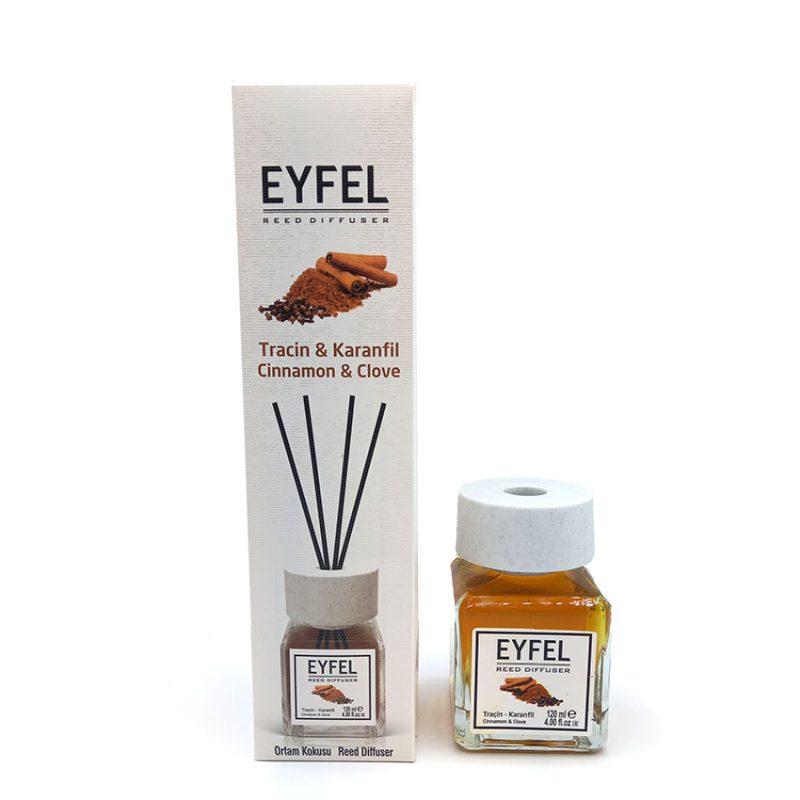خوشبو کننده هوا ایفل اصل (سفارش لهستان ) EYFEL مدل دارچین میخک cinnamon & clove حجم 120 میلی لیتر کد 561065