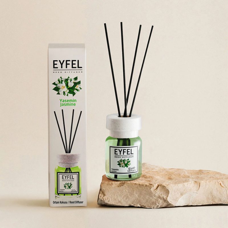 خوشبو کننده هوا ایفل اصل EYFEL مدل یاس jasmine حجم 120 میلی لیتر کد 561012